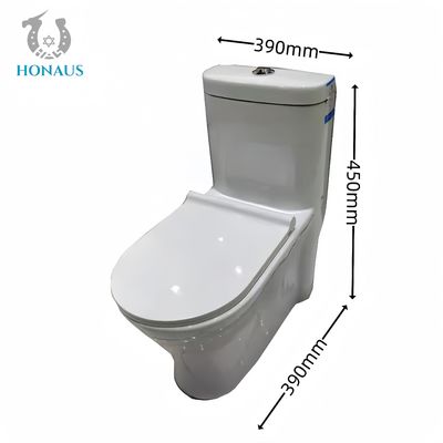Ceramic Small Size Bathroom One Piece Toilet Bowl 250mm Easy Cleaning