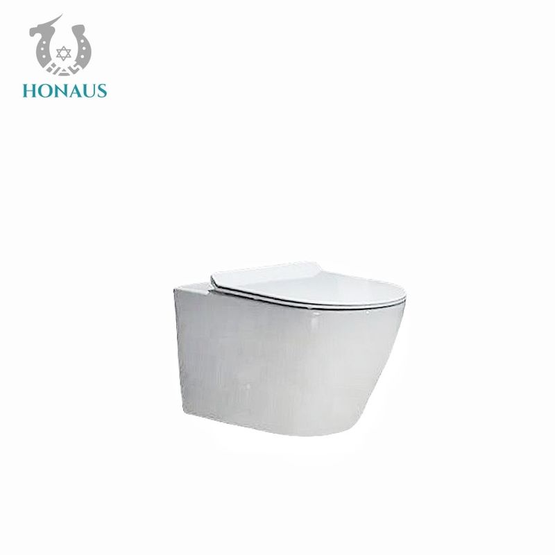 Exquisite Dual Flush Wall Hung Commode Hotel Concealed Cistern WC No Stains